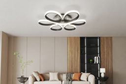 Nordic-Style Acrylic Petal LED Semi-Ceiling Light - thumbnail 6