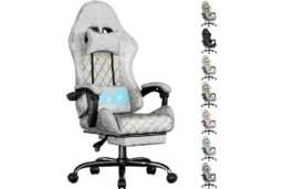 ECOFURNIX Ergonomic Office Chair with Lumbar Massage & Adjustable Features - Metal Frame, Scandinavian Style - thumbnail 2