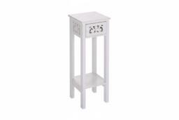 Chic French-Style Slim Accent White Console Table with Drawer - thumbnail 2