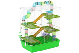 Hamster Cage for Small Pets - Portable Multi-Level Home, Easy Clean & Chew-Resistant, For Hamsters, Guinea Pigs, Gerbils - thumbnail 5