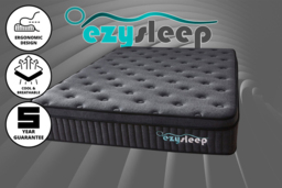 Ezy Sleep Onyx Spring Foam Hybrid Mattress - 24cm or 30cm & 6 Sizes! - thumbnail 4