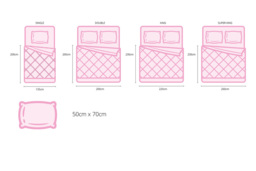 Luxury Egyptian Cotton Duvet Bedding Set - 100% Cotton, Machine Washable, Modern Colours & All Sizes - thumbnail 4