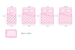 Luxury Egyptian Cotton Duvet Bedding Set - 100% Cotton, Machine Washable, Modern Colours & All Sizes - thumbnail 8