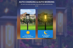 Solar LED Path Lights - Weatherproof, Eco-Friendly Outdoor Lighting - thumbnail 4