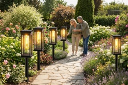 Solar LED Path Lights - Weatherproof, Eco-Friendly Outdoor Lighting - thumbnail 2