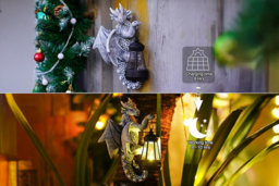 Solar LED Dragon Tree Hugger - Weatherproof Outdoor Garden Light - thumbnail 8