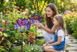 Solar LED Butterfly Path Lights - Weatherproof Outdoor Garden Lighting, 2-Pack - thumbnail 6
