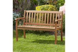 Acacia Wood Outdoor Garden Bench - Weather-Resistant, Eco-Friendly, 2-Seater - thumbnail 6