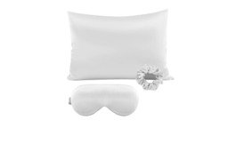 Luxury Ice Silk Bamboo Fibre Satin Pillowcase Set - Smooth, Breathable, Machine Washable - 4 Sizes, 7 Colours