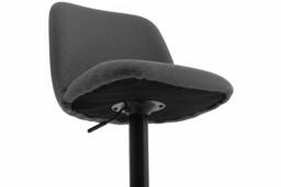Set of 2 Modern Swivel Bar Stools with High Cushioned Backrest - thumbnail 4