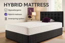 Hybrid Memory Fibre Open Coil Sprung Mattress - thumbnail 5