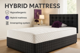 Hybrid Memory Fibre Open Coil Sprung Mattress - thumbnail 2
