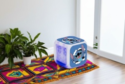 Lilo & Stitch  LED Digital Table Clock - 9 Designs, Multi-Colour Mood Light, Compact Plastic, Modern Kids Room Decor - thumbnail 2