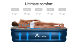 PRICE DROP! Inflatable High Raised Air Bed with Built-in Electric Pump - Single/Double - thumbnail 8
