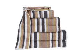 6-Piece Royal Victorian Striped Towel Bale - 6 Colours!