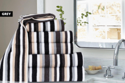 PRICE DROP! 6-Piece Royal Victorian Striped Towel Bale - 6 Colours! - thumbnail 7