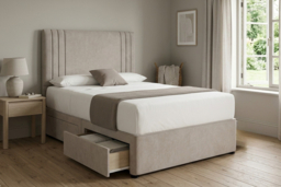 California Divan Bed with Mattress - 6 Sizes, 7 Colours & Optional Storage - thumbnail 5