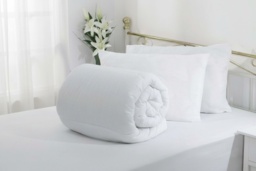 10.5 Tog Hypoallergenic Duvet Quilt & 2 Ultra Bounce Pillows - All-Season, Machine Washable, Lightweight - thumbnail 2