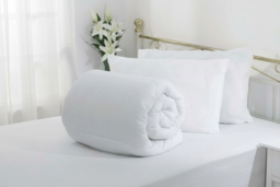 10.5 Tog Hypoallergenic Duvet Quilt & 2 Ultra Bounce Pillows - All-Season, Machine Washable, Lightweight - thumbnail 6