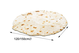 Novelty Food Flannel Round Blanket in 2 Sizes and 13 Designs - thumbnail 7