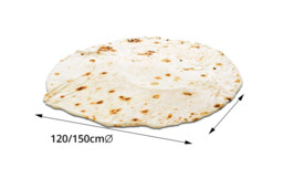 Novelty Food Flannel Round Blanket in 2 Sizes and 13 Designs - thumbnail 3