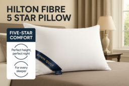 Hilton Fibre 5-Star Luxury Pillow - 4 Sizes - thumbnail 5