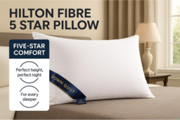 Hilton Fibre 5-Star Luxury Pillow - 4 Sizes - thumbnail 6