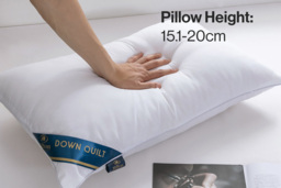 Hilton Fibre 5-Star Luxury Pillow - 4 Sizes - thumbnail 4