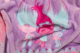 Trolls- Fleece Glow Blanket for Kids - Purple - thumbnail 7