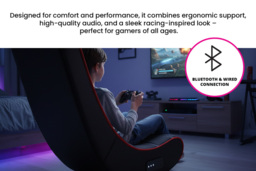 Bluetooth Rocker Gaming Chair with Built-In Dual Speakers - thumbnail 4