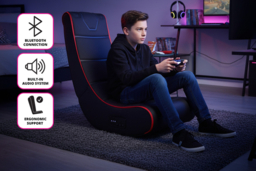 Bluetooth Rocker Gaming Chair with Built-In Dual Speakers - thumbnail 6
