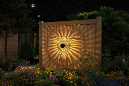 Solar-Powered Waterproof Outdoor Wall Lamp - 2-Piece Set - Owl, Eagle, or Buddha Design - thumbnail 7