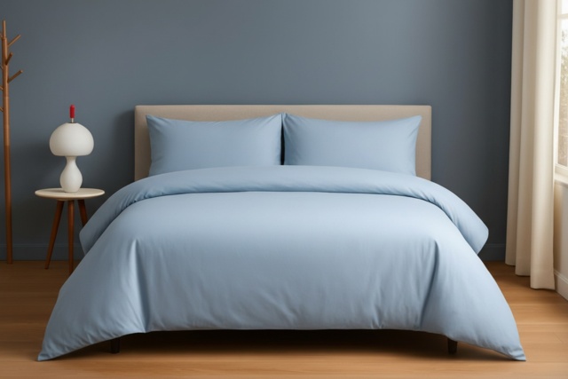 Luxury 100% Egyptian Cotton Duvet Set - Soft, Breathable, Deep-Fitted Sheet, T250 Thread Count - Single, Double, King & Super King - image 1
