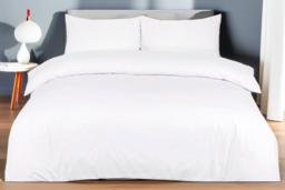 Luxury 100% Egyptian Cotton Duvet Set - Soft, Breathable, Deep-Fitted Sheet, T250 Thread Count - Single, Double, King & Super King - thumbnail 8