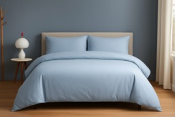 Luxury 100% Egyptian Cotton Duvet Set - Soft, Breathable, Deep-Fitted Sheet, T250 Thread Count - Single, Double, King & Super King - thumbnail 1