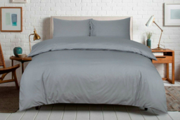 Luxury 100% Cotton Duvet Set - Soft, Breathable, Deep-Fitted Sheet, T250 Thread Count - Single, Double, King & Super King