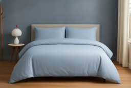 Luxury 100% Cotton Duvet Set - Soft, Breathable, Deep-Fitted Sheet, T250 Thread Count - Single, Double, King & Super King - thumbnail 2