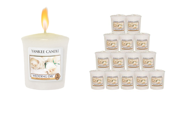 Yankee Candle Wedding Day Scented Votive Candle Set - 50-Pack Home Decor, Floral & Musk, 4.6cm x 4.8cm - image 1