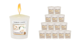 Yankee Candle Wedding Day Scented Votive Candle Set - 50-Pack Home Decor, Floral & Musk, 4.6cm x 4.8cm - thumbnail 1