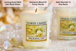 Yankee Candle Wedding Day Scented Votive Candle Set - 50-Pack Home Decor, Floral & Musk, 4.6cm x 4.8cm - thumbnail 8