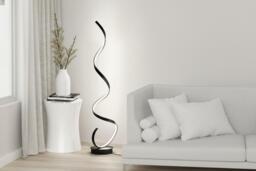 LED Spiral Floor Lamp With Soft White Illumination - thumbnail 3
