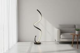 LED Spiral Floor Lamp With Soft White Illumination - thumbnail 2