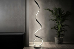 LED Spiral Floor Lamp With Soft White Illumination - thumbnail 8