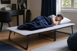 Steel Frame Folding Rollaway Bed