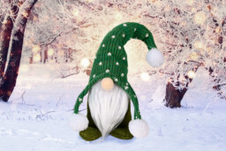 Nordic Plush Christmas Gonk Decorations - Soft Standing Festive Ornaments (30cm, Set of 1 or 5 Colours) - thumbnail 3
