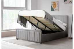 Elegant Fabric Brighton Ottoman Bed Frame - Modern Storage & Sturdy Base - thumbnail 3