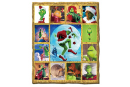 Christmas Flannel Throw Blanket - Ultra-Soft Polyester, Machine Washable, 2 Sizes, 10 Colours - thumbnail 1