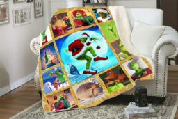 Christmas Flannel Throw Blanket - Ultra-Soft Polyester, Machine Washable, 2 Sizes, 10 Colours - thumbnail 6