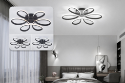 Dimmable Acrylic Petal LED Ceiling Light with Remote Control - thumbnail 4