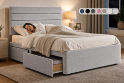 Flora Divan Bed - Six Sizes and Seven Colours - thumbnail 2